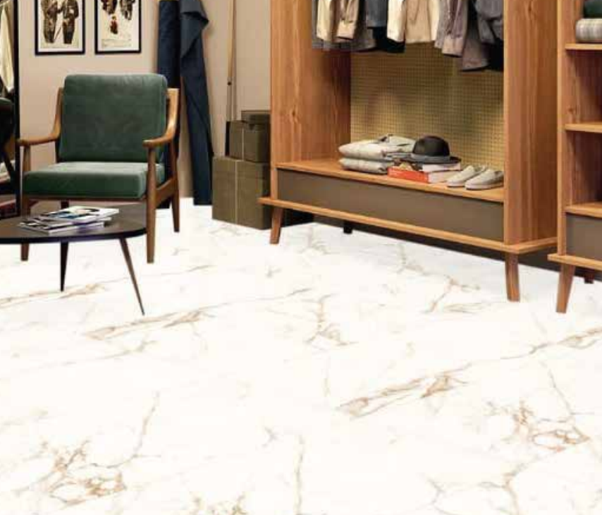 Statuario Gold - 60 x 120 cm - Poli-Brillant