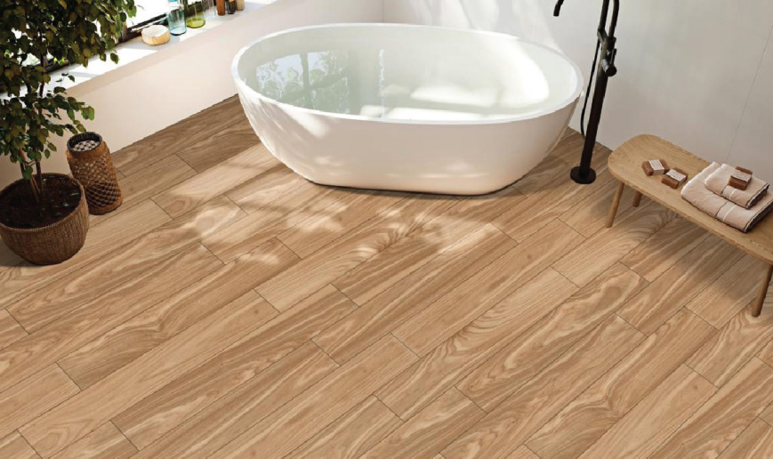 Tigre Food Brown - 20x120cm - Effet Parquet