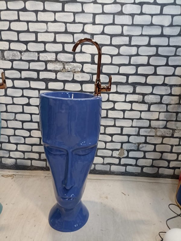 Évier en Fibre Résistant et Élégant - En Fiber de Verre avec Peinture Acrylique